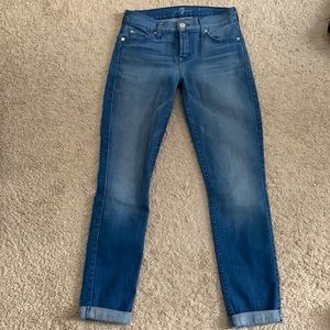 7 for All Mankind skinny jeans